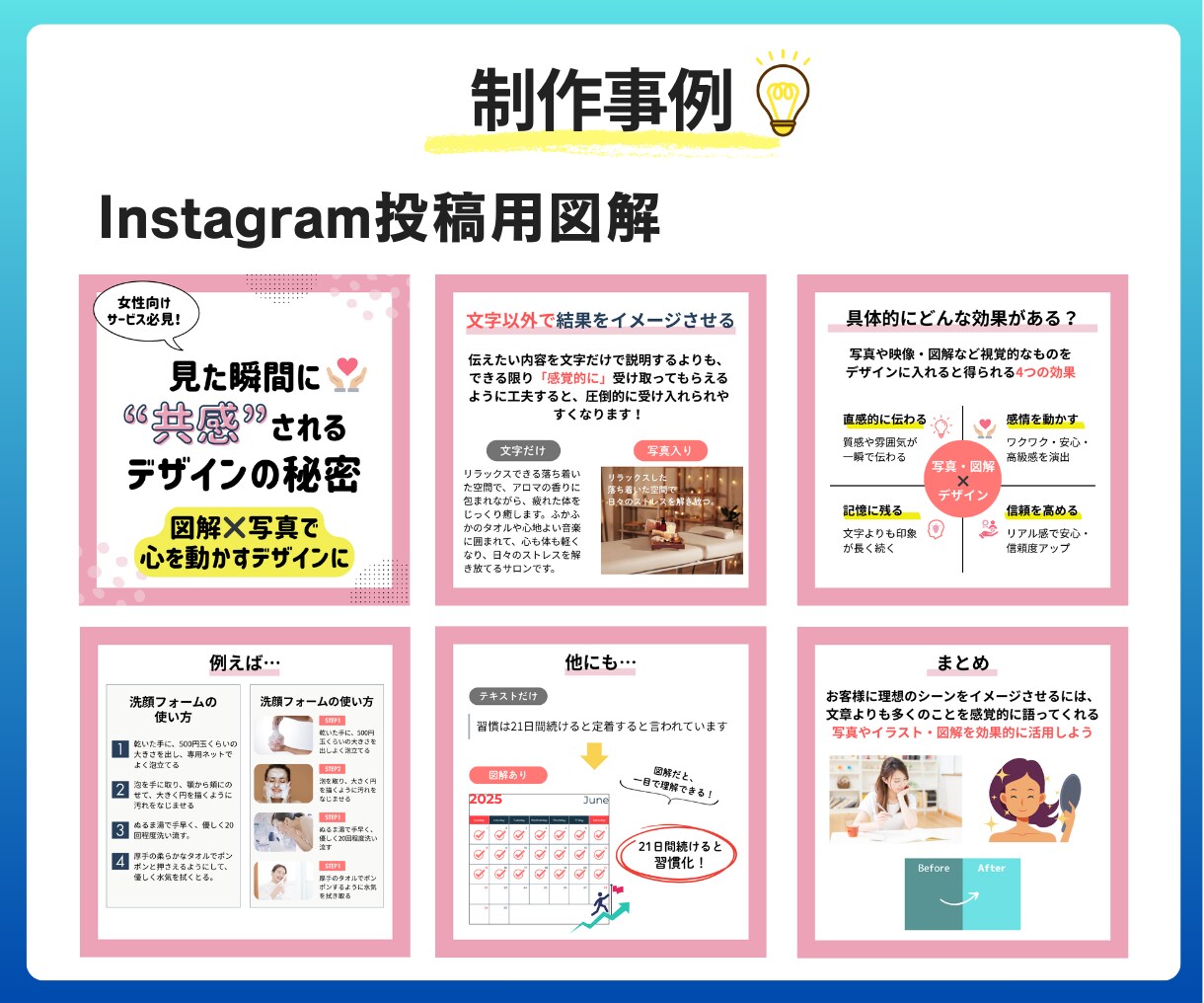 伝わる・拡散される図解をデザインします 情報をわかりやすく整理し、反応を高めます！各種SNS画像対応 イメージ8