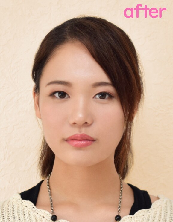 マイナンバーカードの顔写真レタッチします 一生持つマイナンバーカードに、少しでも写りの良い写真を イメージ3