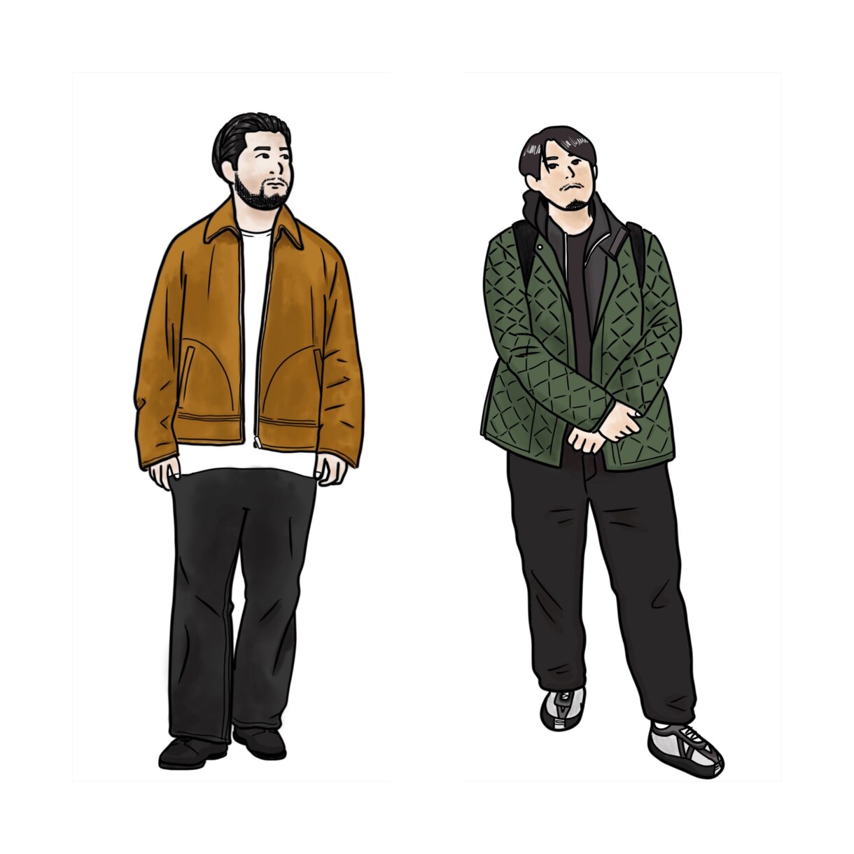 写真（人物・ファッション）を線画イラストにします 似顔絵やSNSアイコンにどうぞ イメージ4