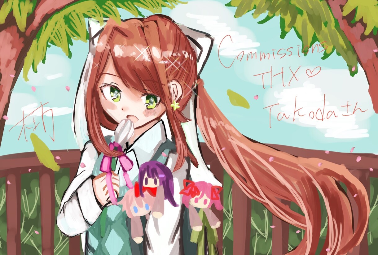 かわいい女の子、夢絵等描きます かわいい女の子をメインに描いています。 イメージ2