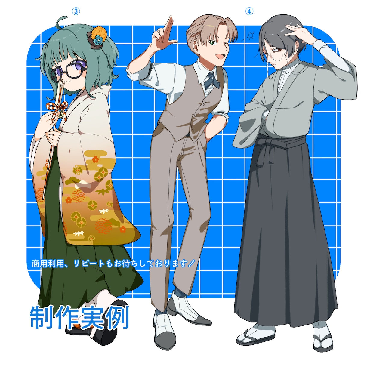 立ち絵制作いたします かわいくてポップ！あなたの想像を超えるイラスト制作 イメージ4