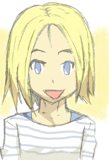 マンガ風の人物上半身の絵を描きます アイコン、ブログの吹き出し用キャラにどうぞ。 イメージ4
