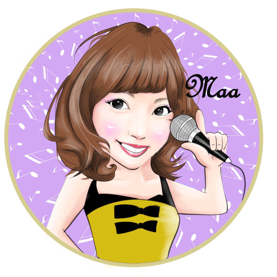 そっくりで愛らしい似顔絵アイコン作成します ★修正回数無制限★データ贈呈★文字・衣装指定無料 ★ イメージ2