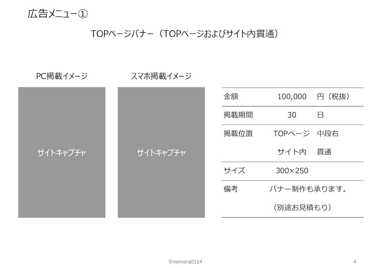 サイトで純広告を受注するための媒体資料を作成します 【業界11年】web広告代理店出身者が媒体資料を作成します イメージ5