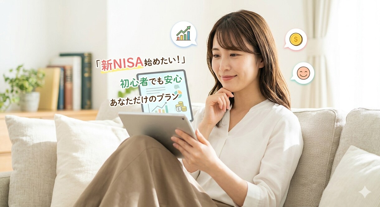 新NISA活用！初心者のためのプランを作成します 「特別価格」あなたに最適な投資の基礎と資産配分を提案！ イメージ1