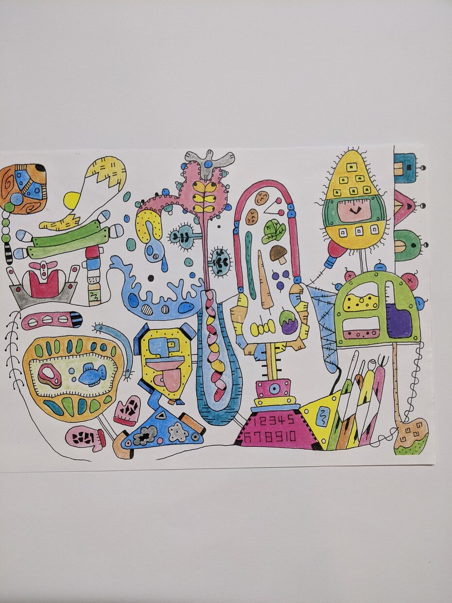 あなたに合わせたオリジナルの絵を書きます 想像を操り手描きでポップな世界を描きます。 イメージ4