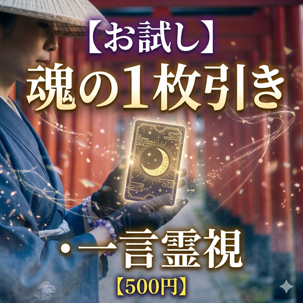 天の声の音を伝えます お試し現在のあなたをとりまく波動を霊視します イメージ1