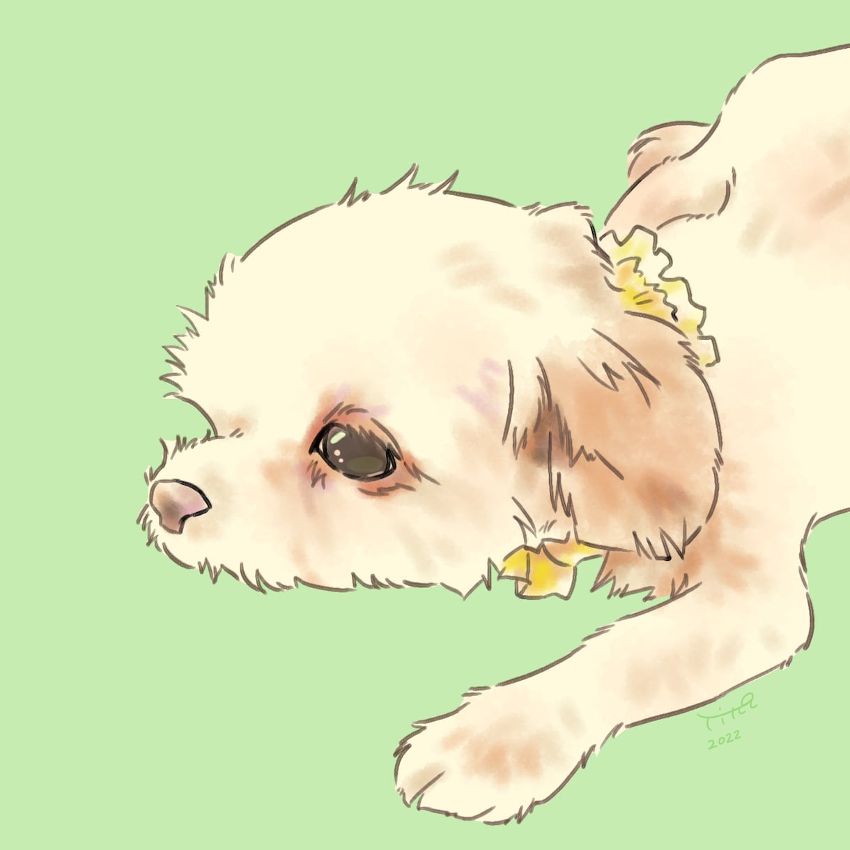 好印象を与える「ペットの似顔絵」お描きします ふんわり動物イラストで、ご自分も周りの方も癒されます！ イメージ3