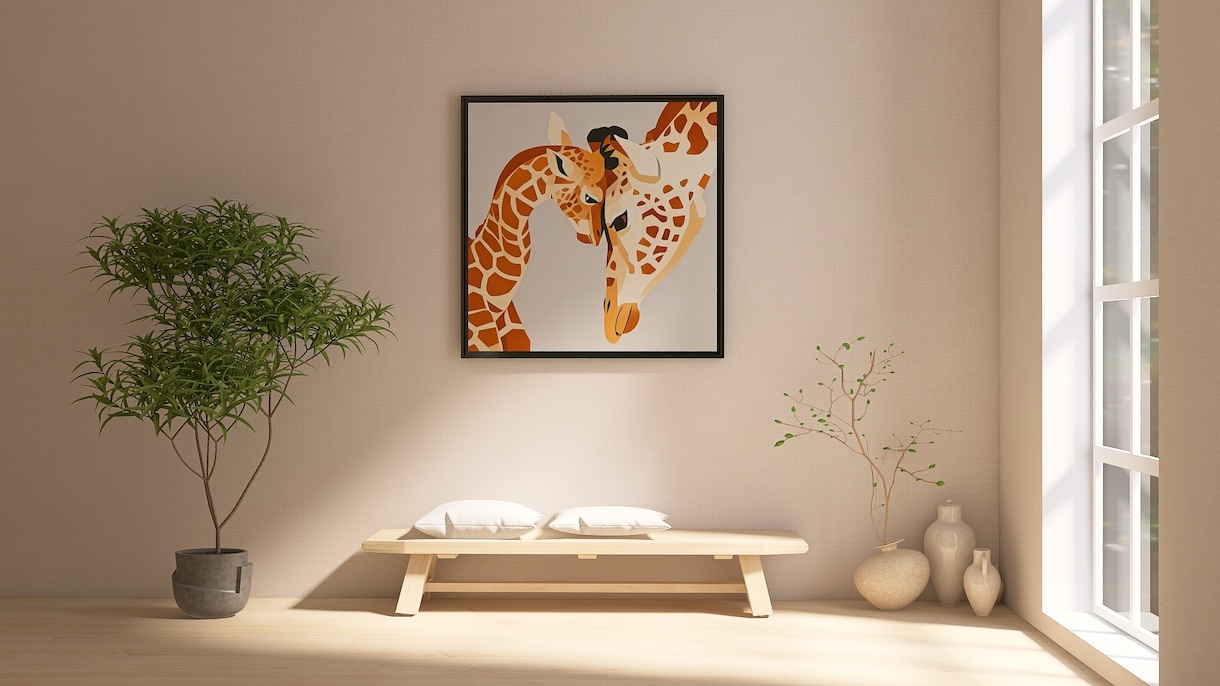 おしゃれな絵画風パースを作成します お好きな写真で絵画のようなインテリアパース^^ イメージ4