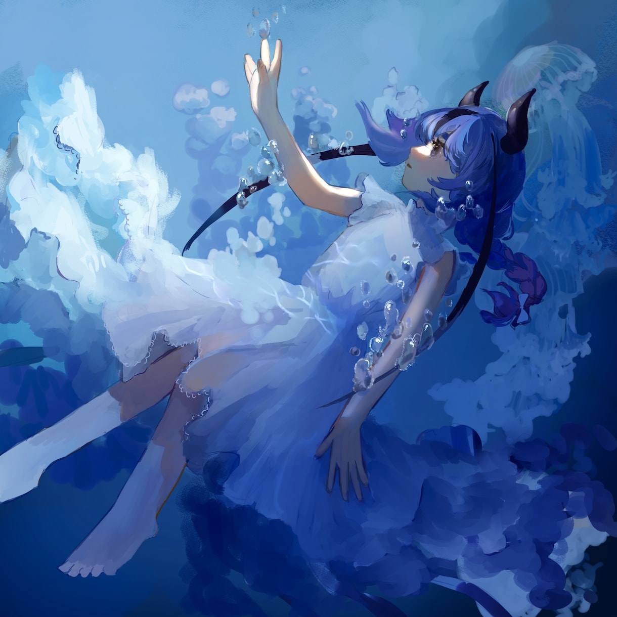 厚塗りでMVイラスト描きます 爽やか・幻想的・可愛いイラスト制作 イメージ3