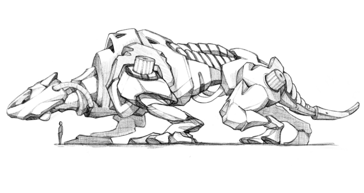 ラフ（落書き）、設定からオリジナルのメカを描きます 商用利用・著作権譲渡可能です！(別途オプション) イメージ10