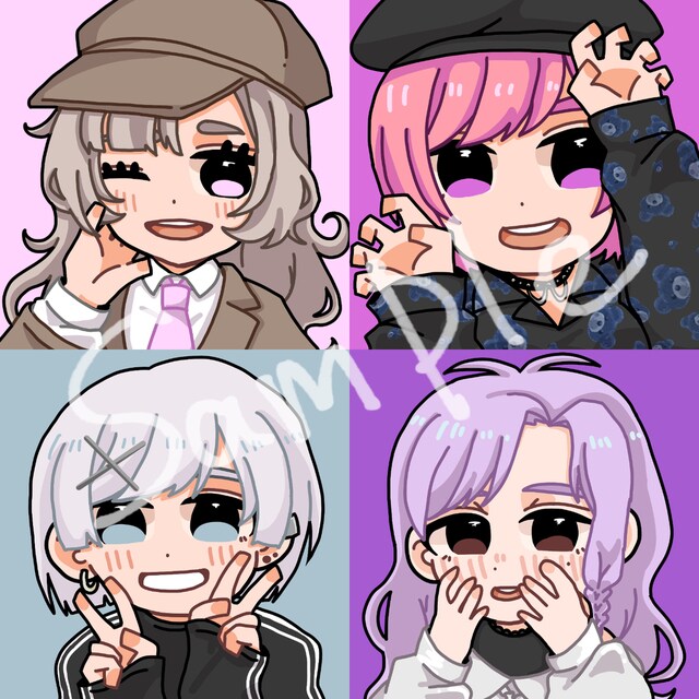 SNS向けのデフォルメアイコン描きます 世界に一つだけのアイコンを貴方に イメージ5