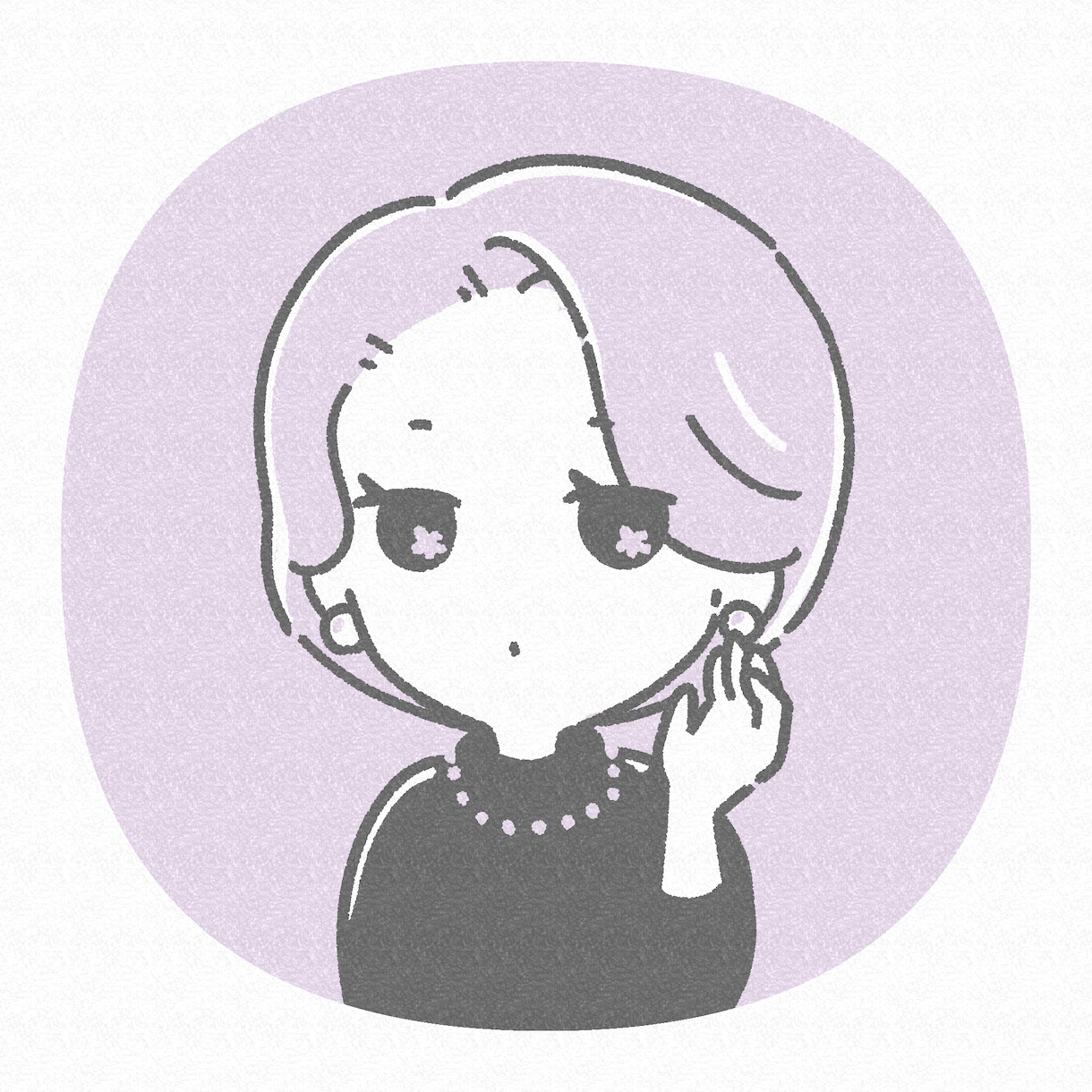 おしゃれな配色でふんわり似顔絵を描きます プロがあなただけのオリジナルアイコンを描きます イメージ4