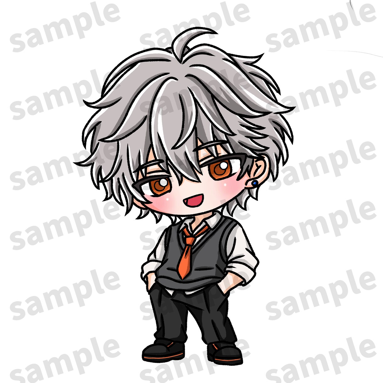 ポップで可愛いミニキャライラストを描きます 商用利用可！ポップなタッチでイラストを制作します！ イメージ6