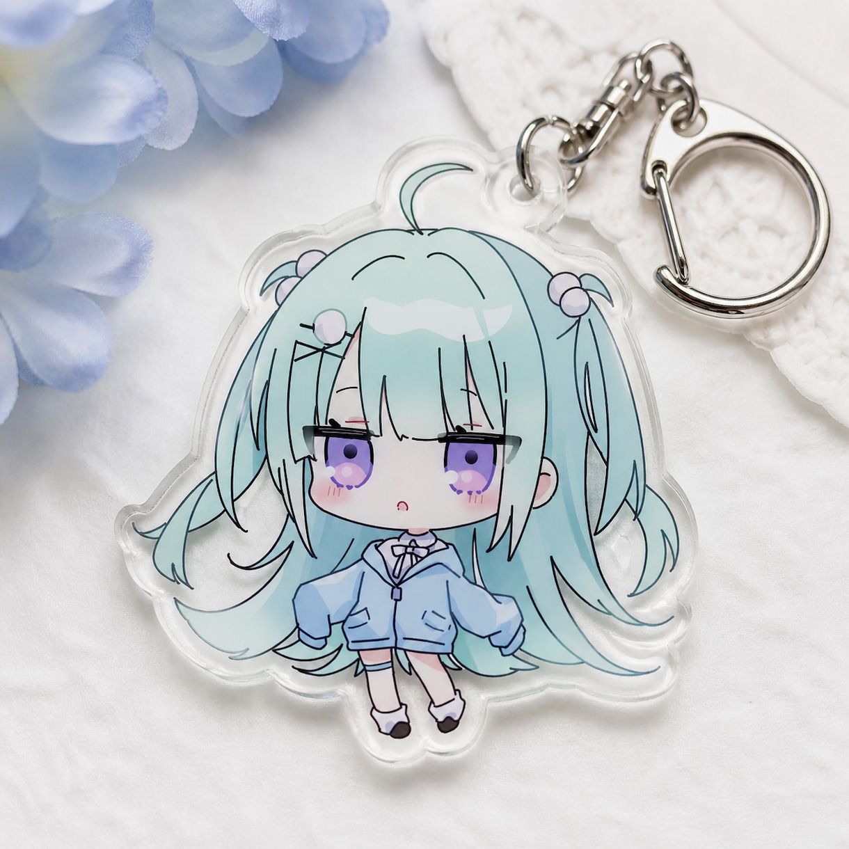 グッズ用・アイコン用SDキャライラスト作ります 同人イベントで販売するアクキー・缶バッジ用のSDキャラを制作 イメージ3