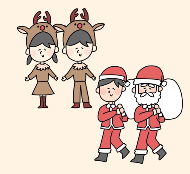 季節イベントのイラストをゆるかわタッチで作成します 最短即日*ゆるかわいい*似顔絵やペットも*シンプルシュール イメージ7