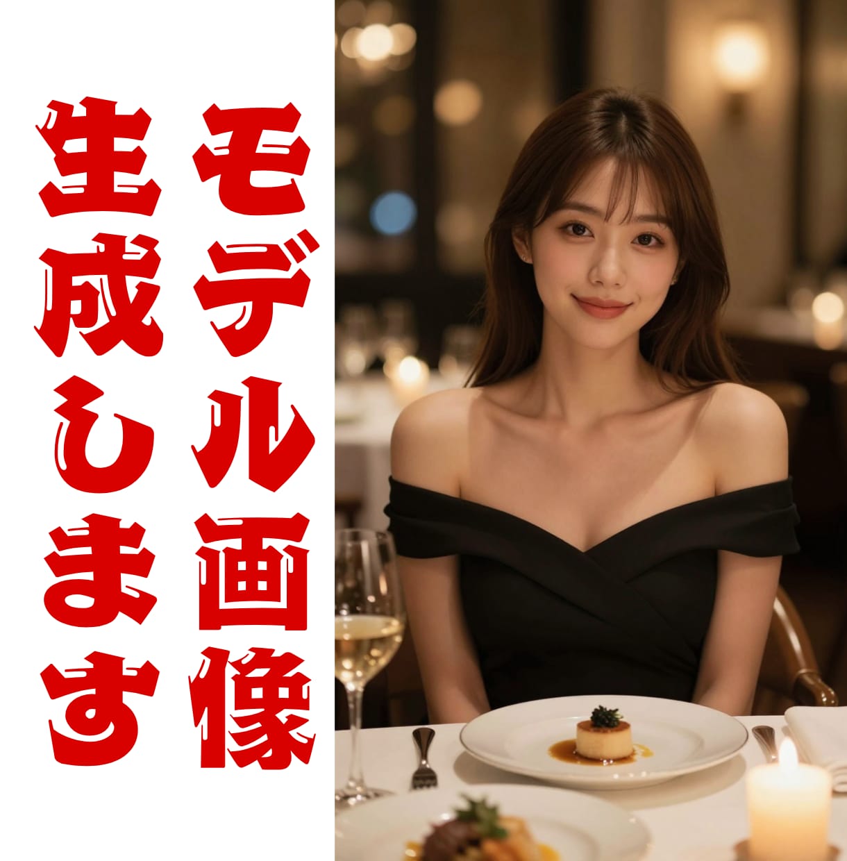 広告やSNSに最適★AIモデル画像を生成します ✨スタジオ・カメラマン不要でモデル画像を生成！✨ イメージ1