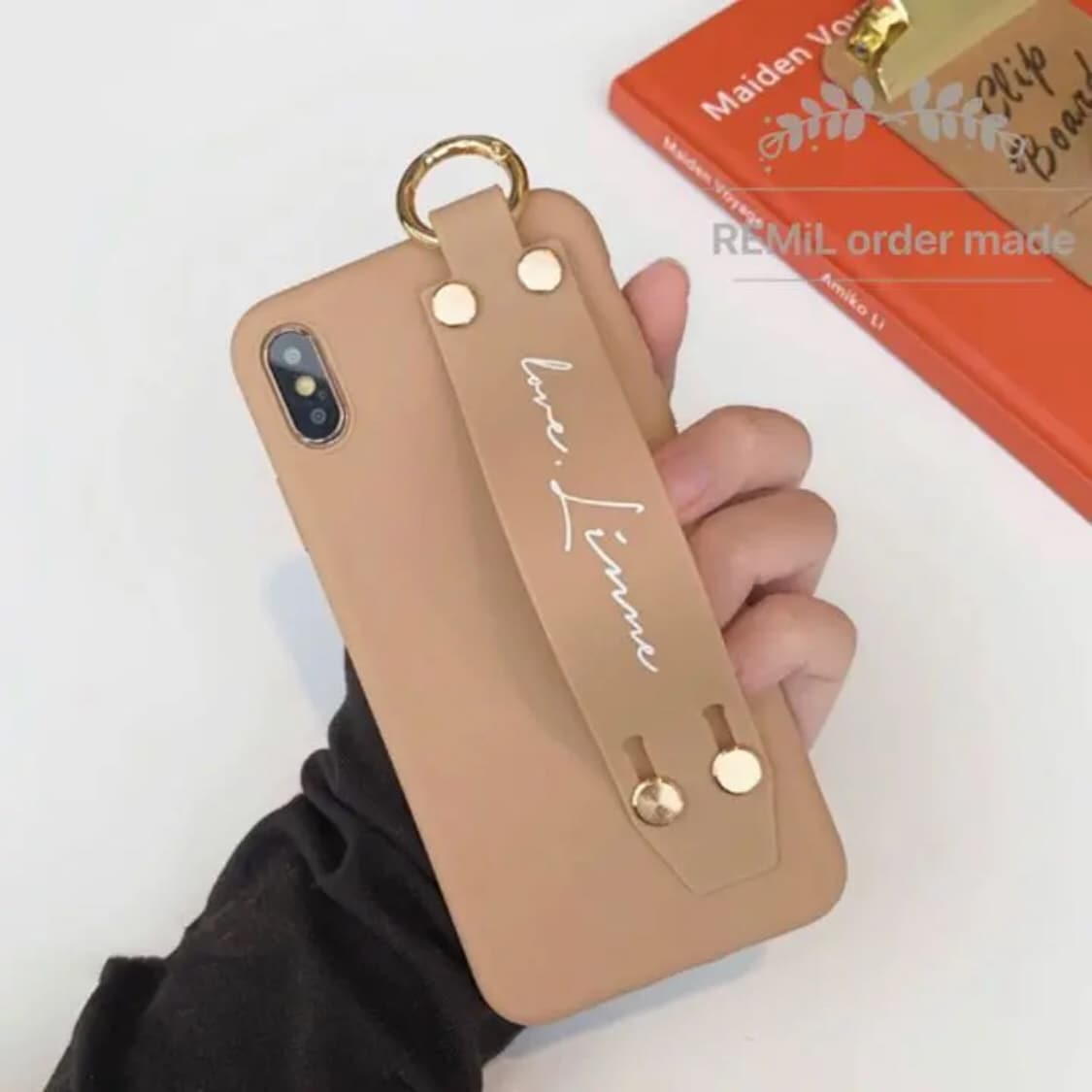 文字入れのスマホケースを製作・出品しています あなただけの世界に一つのスマホケースをお届け致します イメージ6