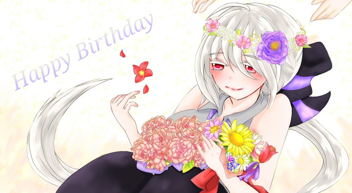 写真をアニメ画ぽく加工  画像への文字入れします イラストを入れることもできます。 イメージ2