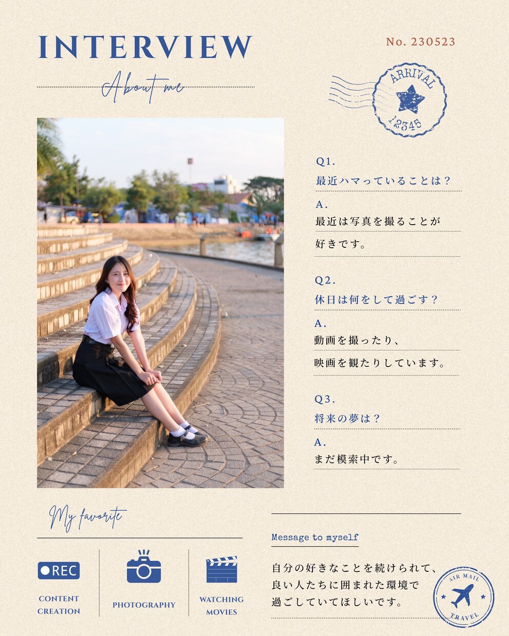 雑誌表紙風のオリジナルデザインを制作します 実写写真を自然で高品質な作品に仕上げます イメージ7