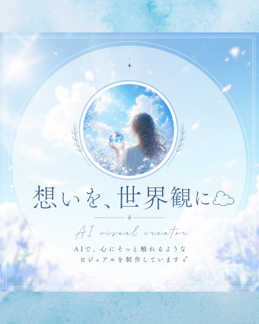 想いが伝わる世界観SNS画像を制作します 「幻想的な空の世界観画像を制作します イメージ9