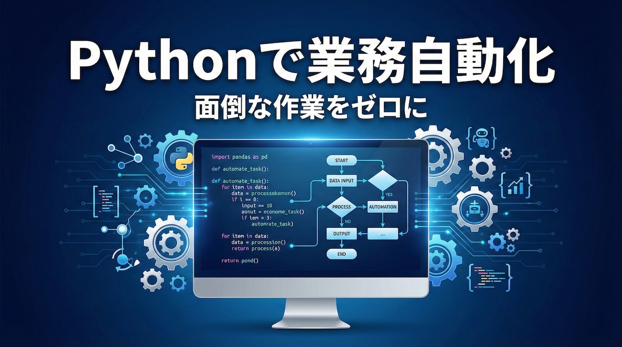 即日対応◎Pythonで面倒な業務を自動化します 現役エンジニアがあなた専用の自動化ツールを開発します。 イメージ1