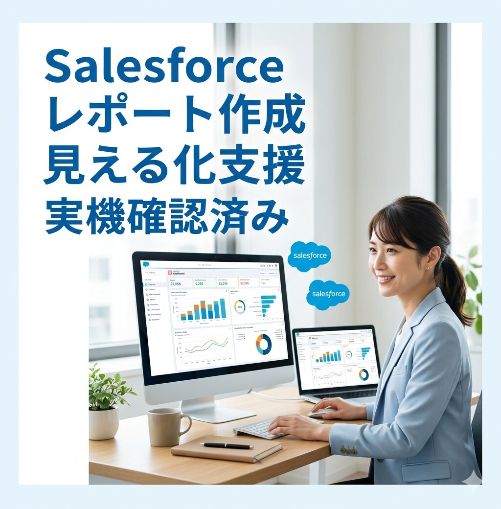 Salesforceレポート作成します Salesforceの見える化を丁寧に支援します イメージ1