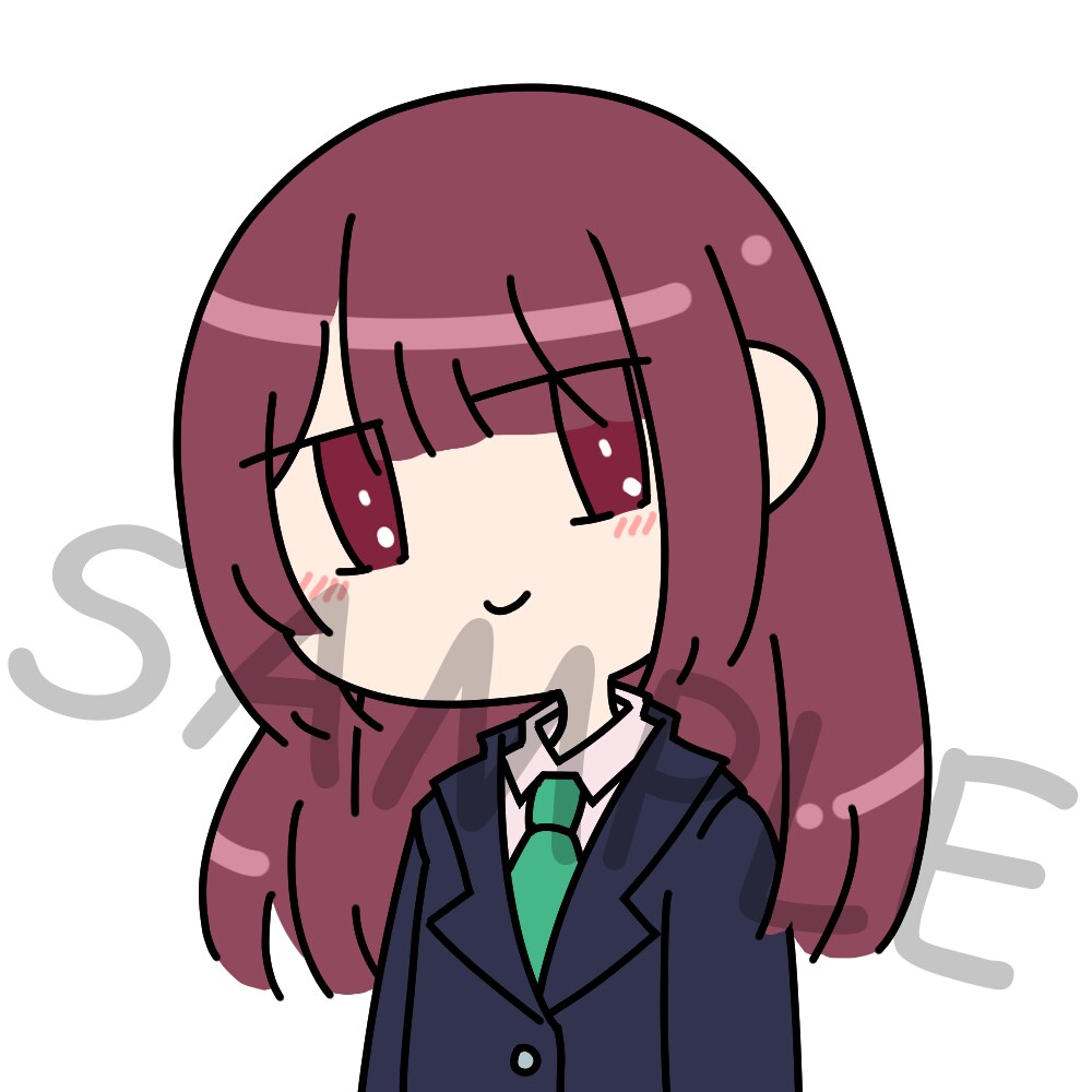 シンプルな絵柄でイラストを描きます アイコン、ヘッダー、サイトのイラストなどに！ イメージ1