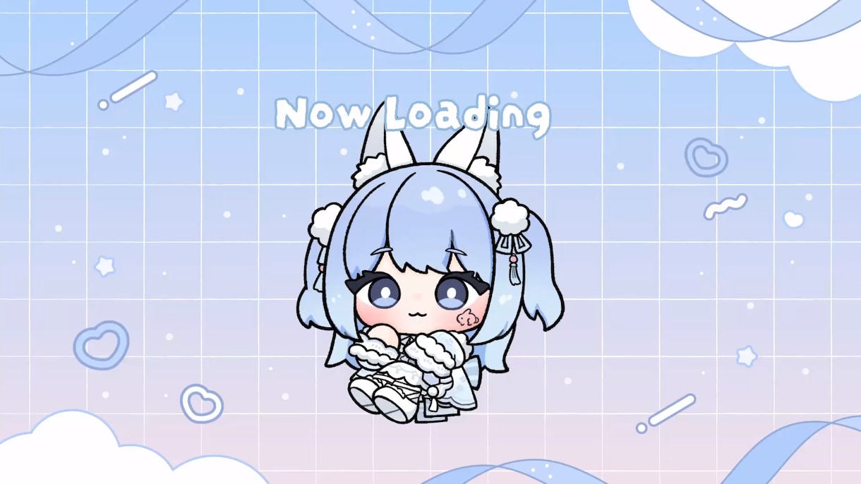 配信待機・ED画面向けアニメーションを作成します 【商用利用OK!】ミニキャラのループアニメーション イメージ3