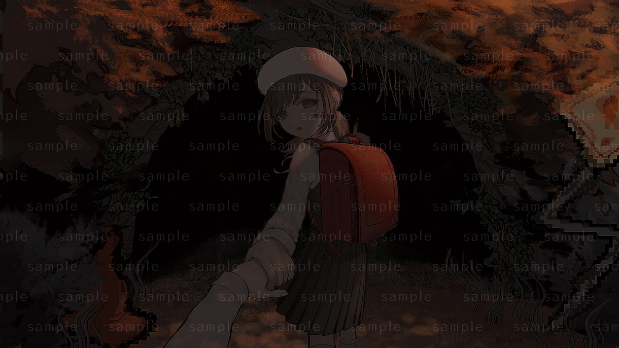 あなただけの世界観でイラストお描きします ／アンニュイ／ダーク／耽美／退廃的／儚い イメージ5