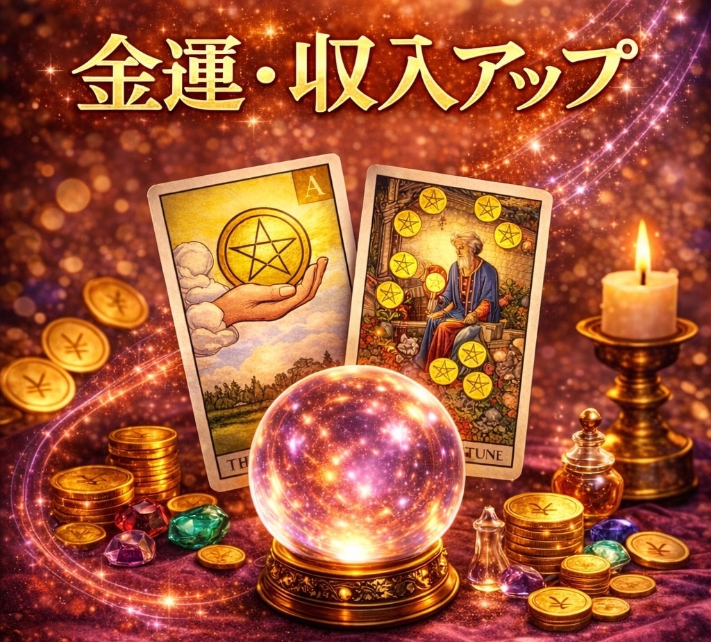霊視タロット｜収入・お金の巡りをリーディングします 金運と仕事運を細密リーディング イメージ1