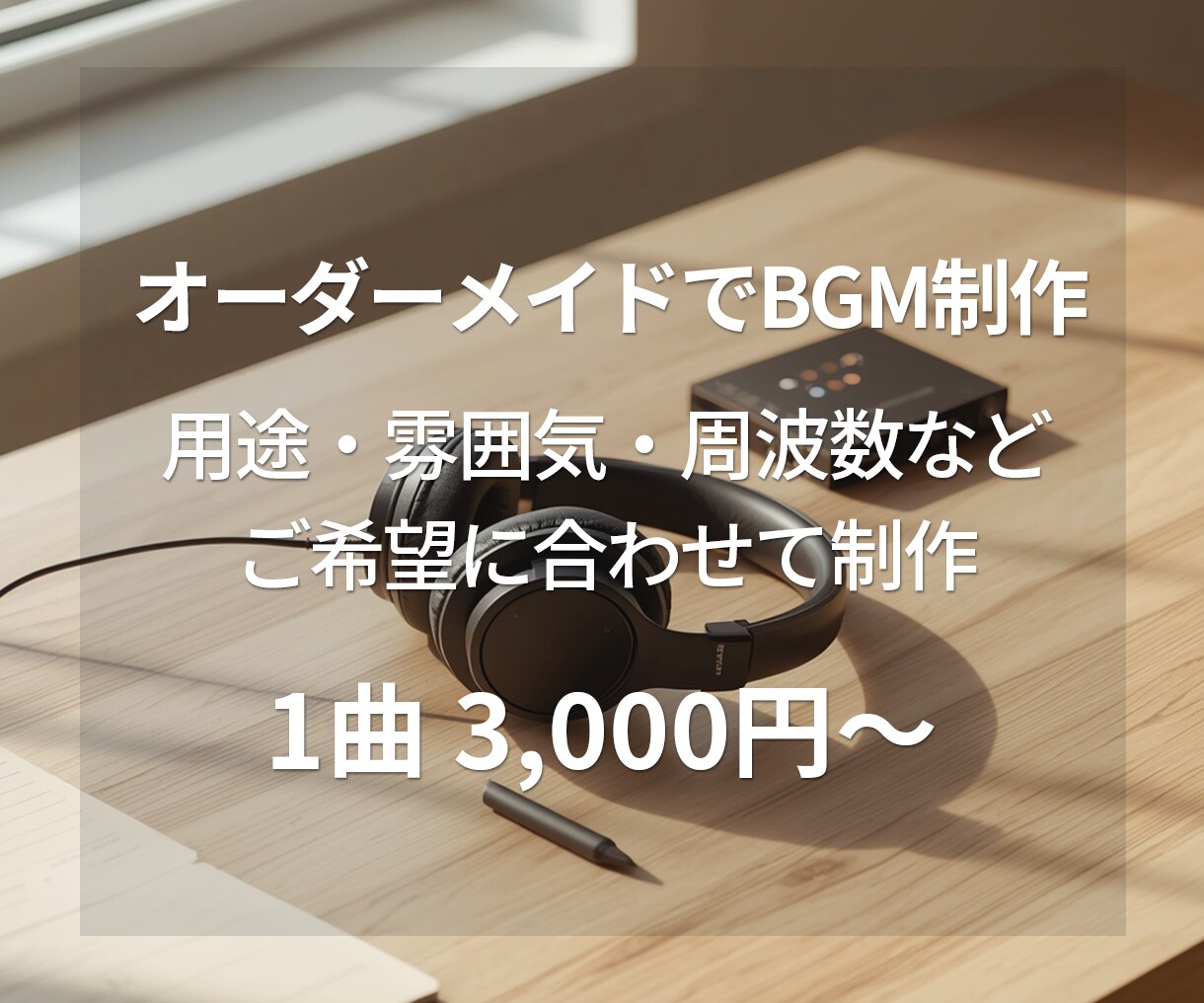 ソルフェジオ周波数×バイノーラルBGMを制作します 用途やイメージに合わせてオーダーメイド制作 イメージ3