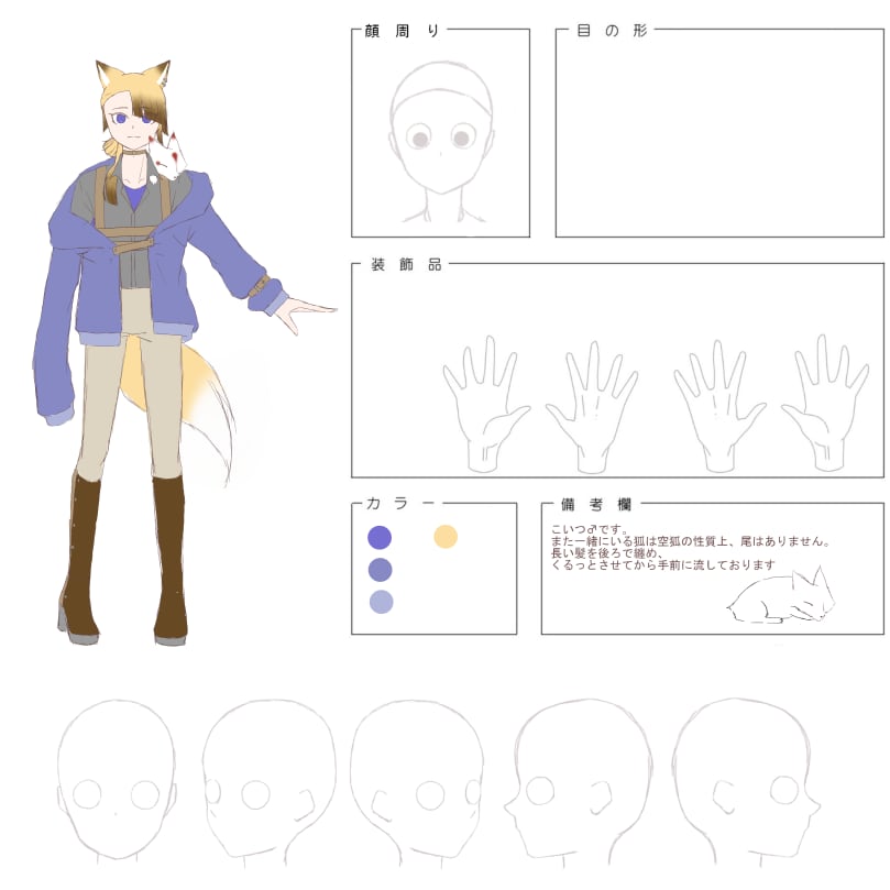 キャラクターデザイン承ります 人は勿論、人型人外も承っております！ イメージ2