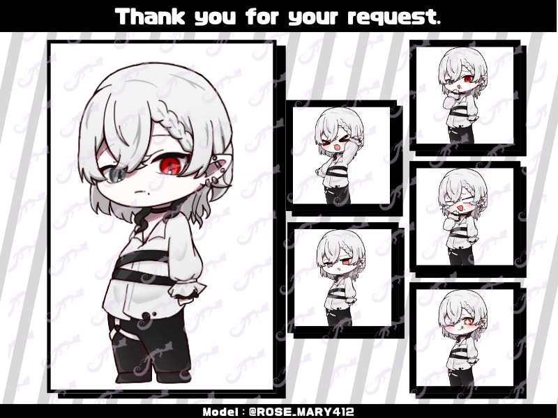 超差分特化！もちもちミニキャライラスト描きます psd形式で組み合わせ自由！しかもかわいい！ イメージ5