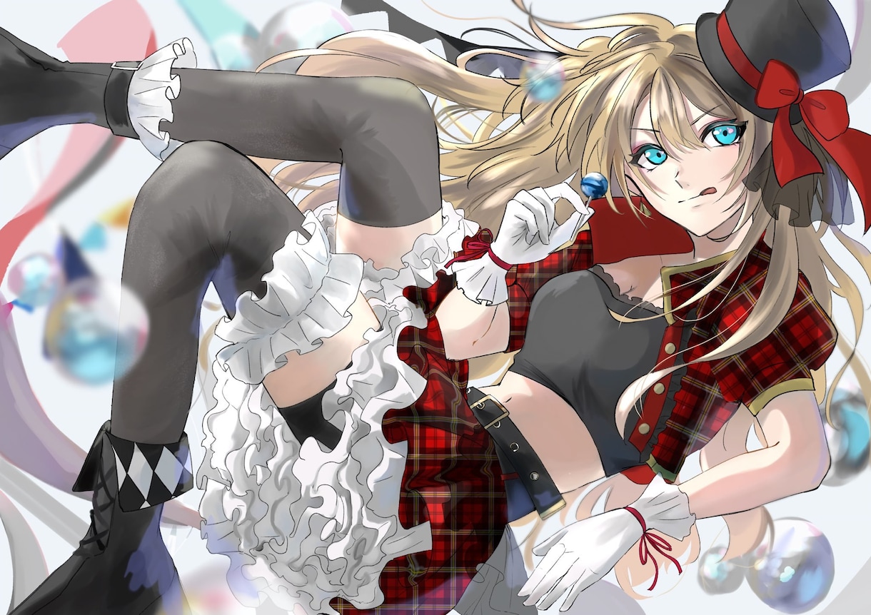 キャラクターのデザインやイラスト制作をします 安価で一枚絵やアイコン、立ち絵などのイラスト制作をします イメージ7