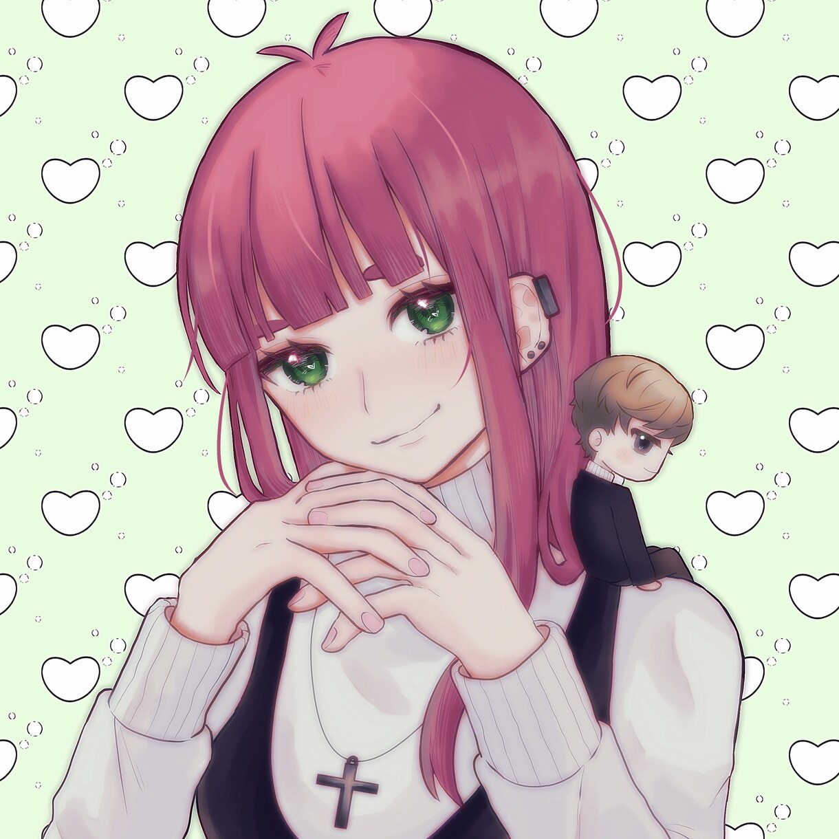 SNSアイコン、立ち絵イラスト描かせていただきます 可愛らしくキラキラした絵を描かせていただきます♡ イメージ2