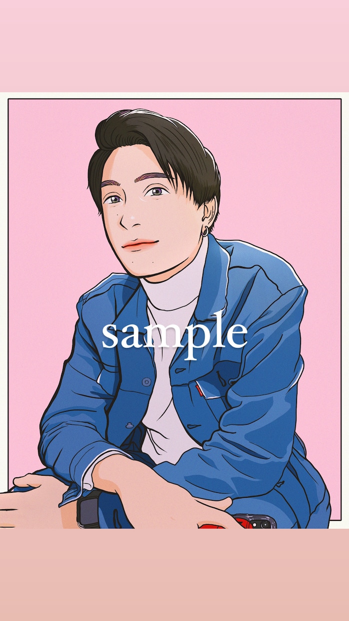 お洒落で似てる、かっこいい似顔絵イラスト描きます SNSアイコン／プロフィール／プレゼント／ビジネス　などに◎ イメージ5