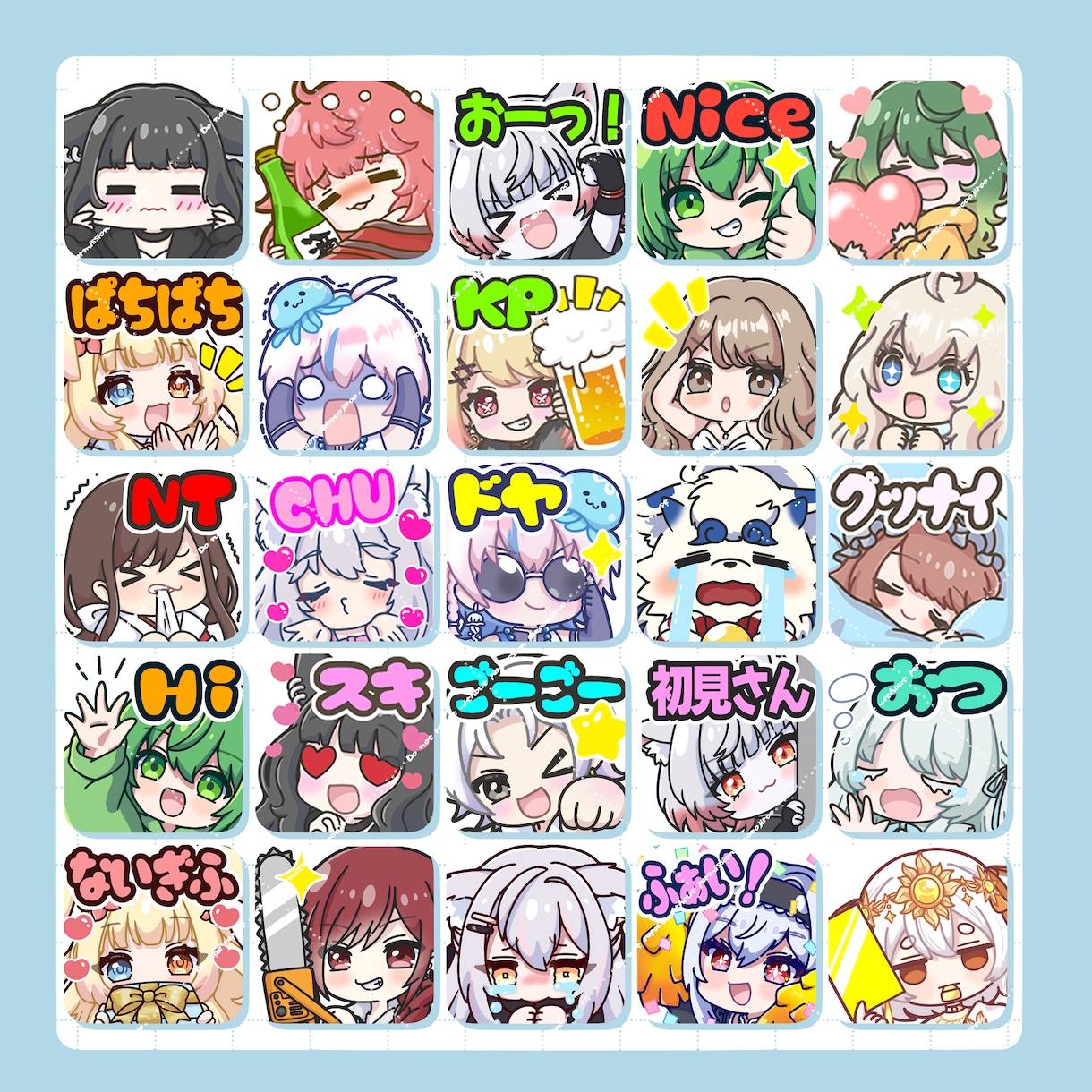 配信用・LINEスタンプ作成します Twitchパネルも対応しています！ イメージ2