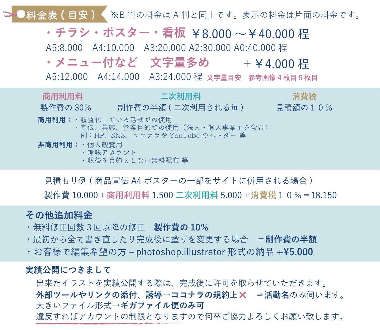 絵本風イラストのチラシやポスター承ります 女性向けや子供向けのチラシに好評中！イラレ形式も対応可能です イメージ3