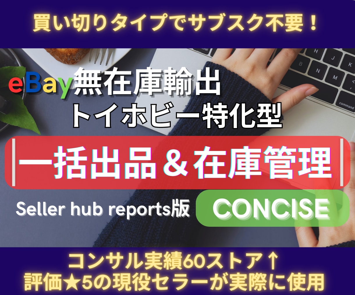 ebay輸出トイホビ特化の出品在庫ツール作成します 売れる商品ページクオリティを維持しながら爆速出品！ イメージ1