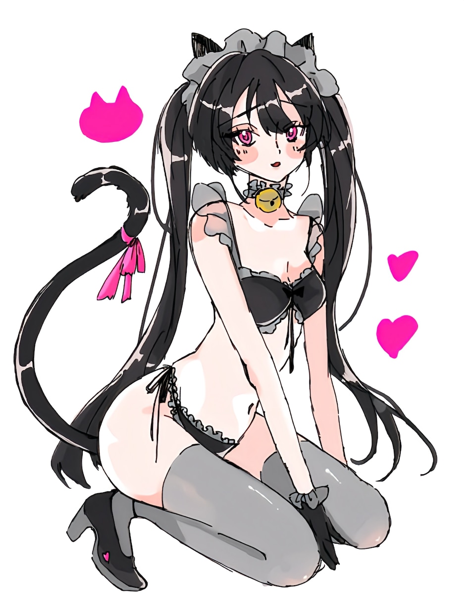 絵チャアプリを使用し簡易的なイラストを描きます 手軽にイラストオーダー!(女の子のみ) イメージ1