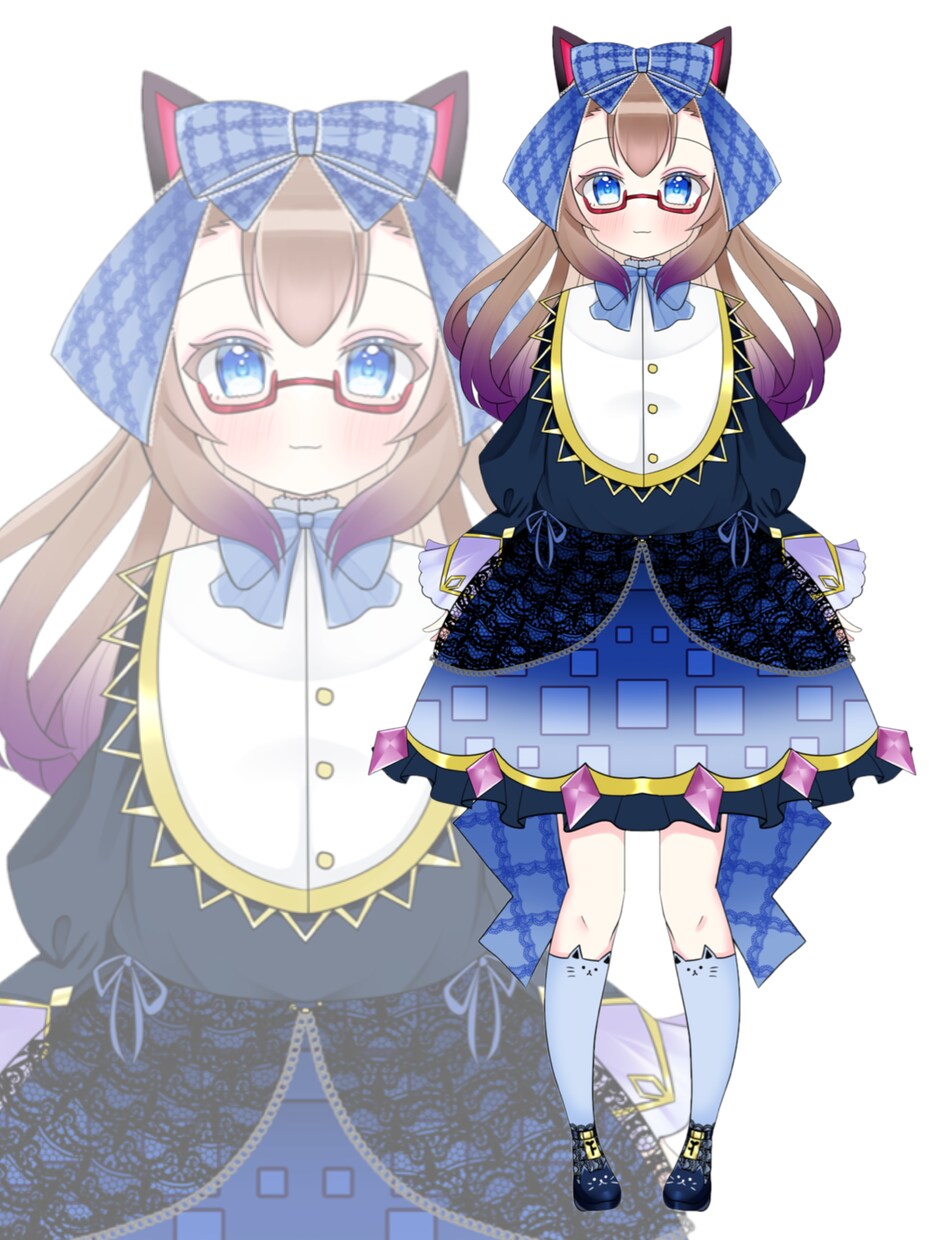 IRIAMの立ち絵作成致します 透明感のあるかわいい女の子を作成致します！ イメージ1