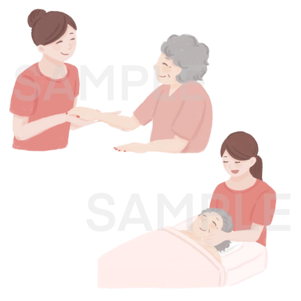 商用OK｜ナチュラルやさしいカットイラスト描きます 広告や冊子の挿絵、SNSなどに◎ イメージ2