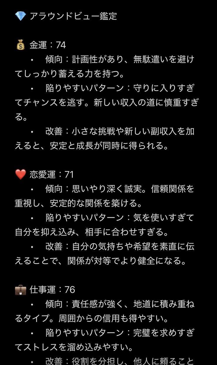 人生の強み弱みを見える化！運命グラフ鑑定いたします 名前と誕生日が描く世界で一つの運命図 イメージ3