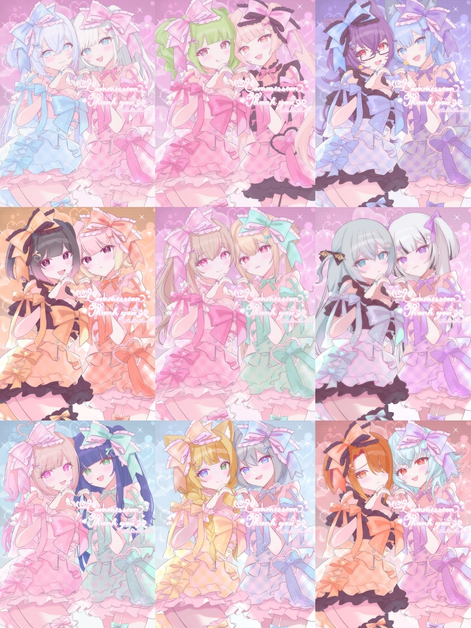 アイドル量産イラストを制作します VTuberさんやコテ同などに✨ イメージ3