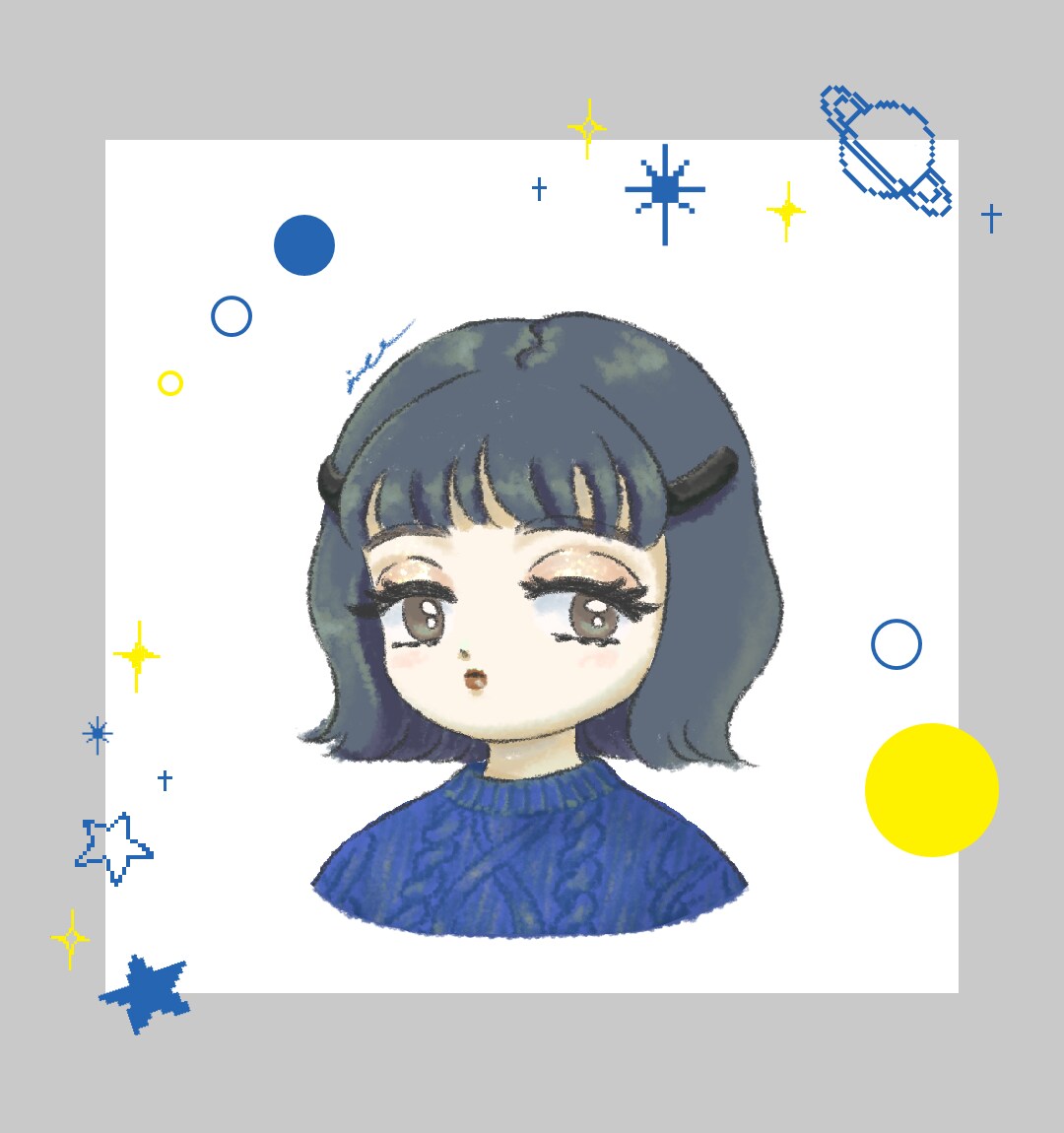 アイコンなどのイラスト描きます おしゃれで可愛い女の子のイラスト描きます！ イメージ3