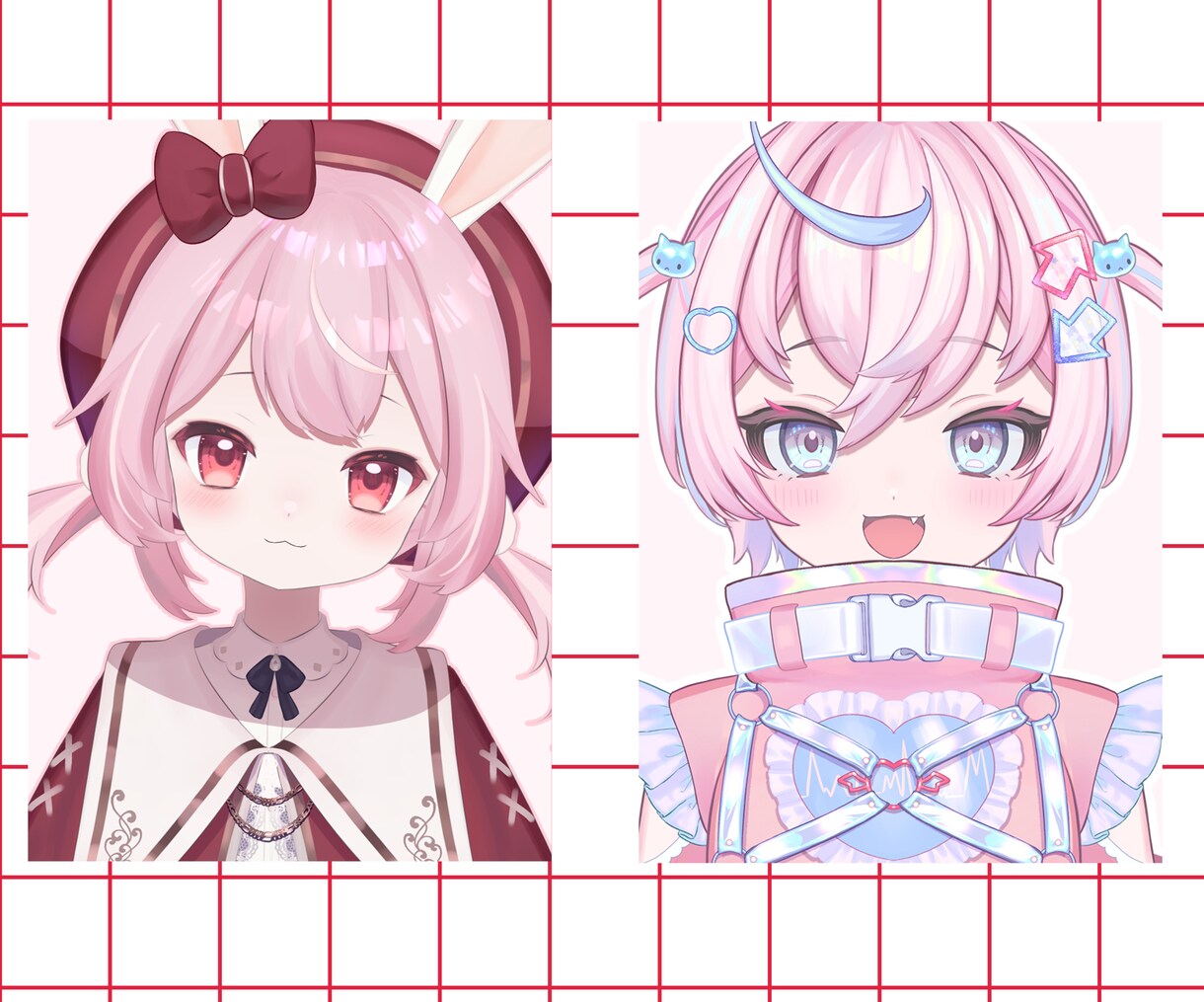 Vtuber向けパーツ分け立ち絵を作成します ご要望に沿ったデザイン、絵柄で仕上げます イメージ7