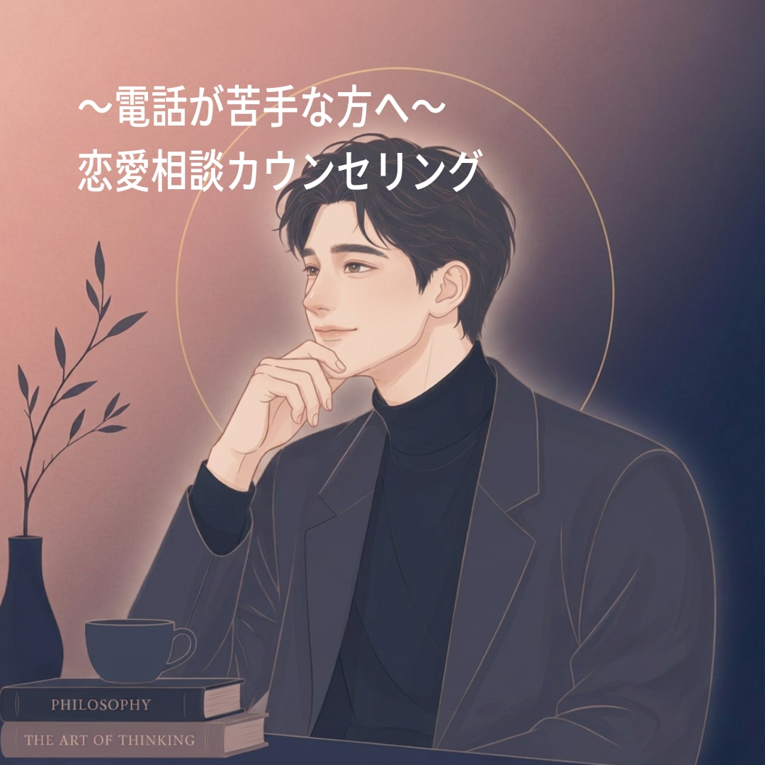 恋愛・夫婦・パートナー探しの悩みに文章で答えます 電話が苦手な方へ。真剣に向き合う愛と信念の文章相談に乗ります イメージ1