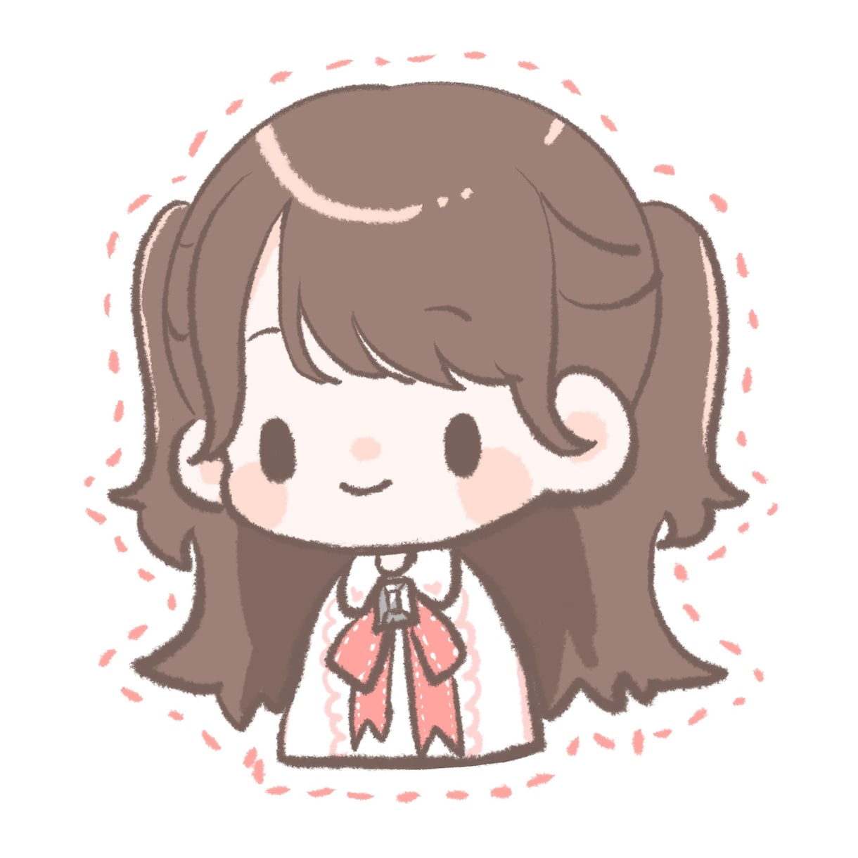 ゆるかわいいアイコン描きます ゆるふわ癒し系SNSアイコン描きます