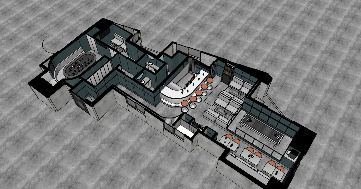 sketchup（スケッチアップ）データ作成します 内装アトリエ事務所での経験を活かしてイメージを形にします イメージ5
